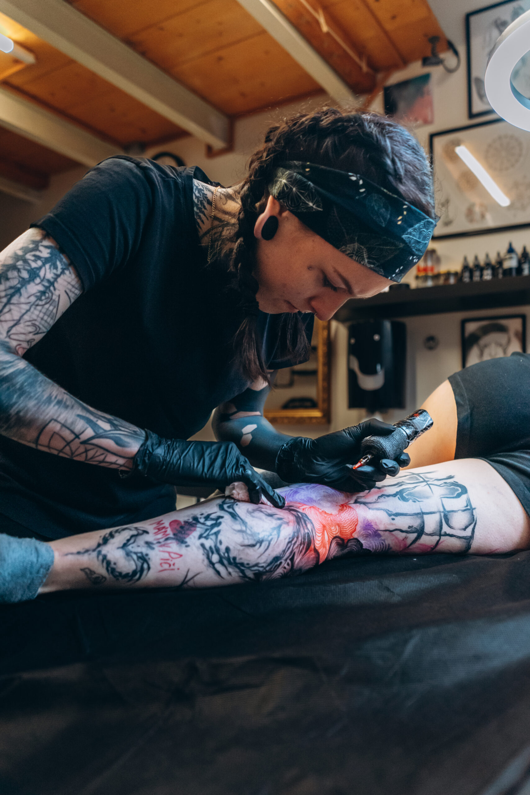 Tetování - oli close up