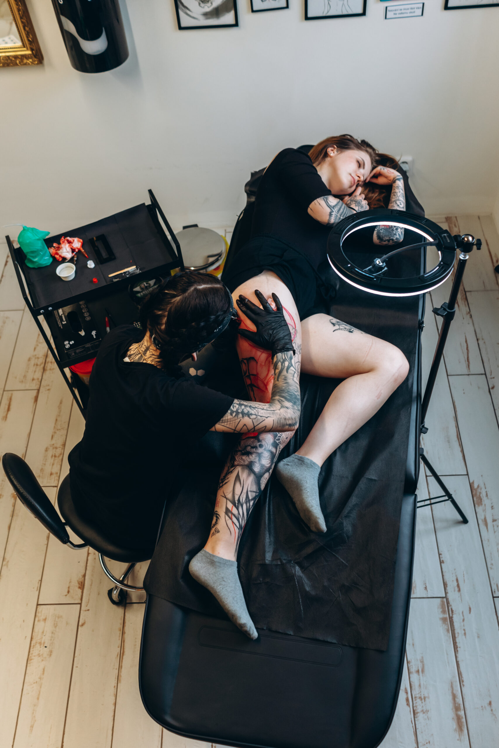 tattoo_process9 Tetování - oli a studio